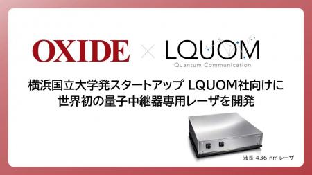 量子事業の拡大に向け量子通信用レーザの出荷を開始 量子事業の拡大に向け量子通信用レーザの出荷を開始