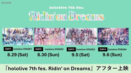 『hololive 7th fes. Ridin' on Dreams』全国の映画 『hololive 7th fes. Ridin' on Dreams』全国の映画
