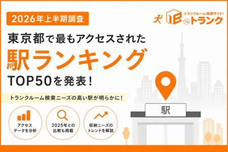 【2026年上半期】東京都で最もアクセスされたトランク