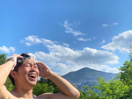 秩父の夏は武甲で涼む。秩父湯元 武甲温泉にて、お茶