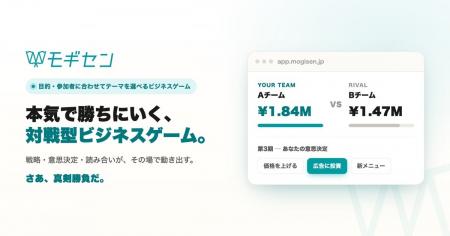 対戦型ビジネスシミュレーションをWebだけで実施でき 対戦型ビジネスシミュレーションをWebだけで実施でき