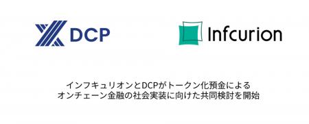 インフキュリオンとDCPがトークン化預金によるオンチ