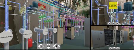 【産業向けデジタルツインDX】研修空調設備をリアルタ 【産業向けデジタルツインDX】研修空調設備をリアルタ