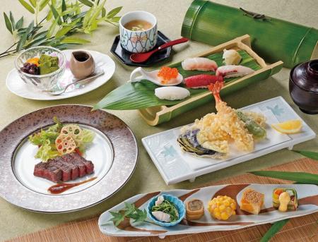 【明治記念館】鮨・天麩羅・鉄板焼「羽衣」にて平日ラ