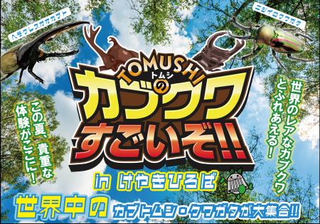 ヘラクレスオオカブトなど世界の人気昆虫が大集合! ヘラクレスオオカブトなど世界の人気昆虫が大集合!