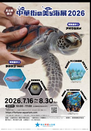 毎夏恒例の企画展『中華街の美ら海展2026』を開催 毎夏恒例の企画展『中華街の美ら海展2026』を開催