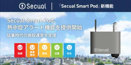 Secual Smart Pod、熱中症アラート機能を提供開始