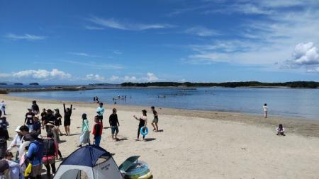 汚名返上!!2年連続最高ランクの水質「AA」の海水浴 汚名返上!!2年連続最高ランクの水質「AA」の海水浴