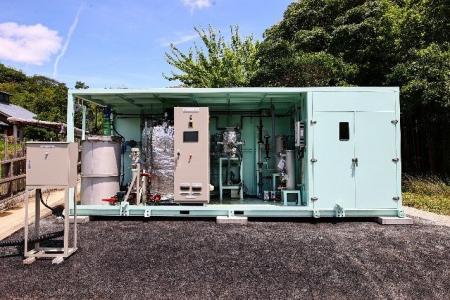 道の駅「四季の郷公園」にバイオガスプラントを設置し