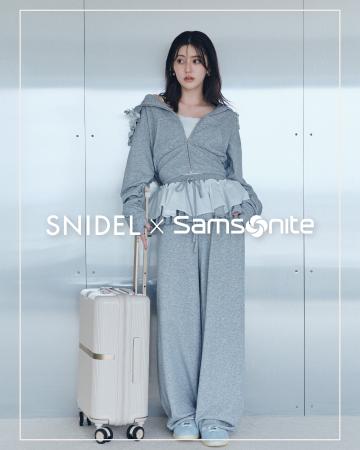 ＜SNIDEL(スナイデル)＞世界的ブランドSamsoniteとの