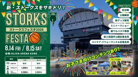 神戸ストークス 今季最初の公開イベント新加入選手も