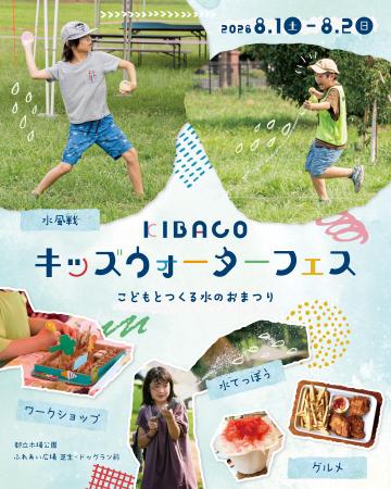 “水遊び”をテーマにした夏祭り「KIBACO キッズウォー