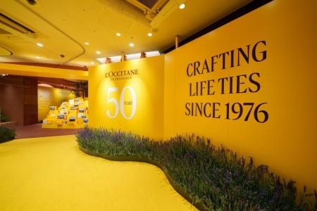 ロクシタン創設50周年記念ポップアップイベント、大盛