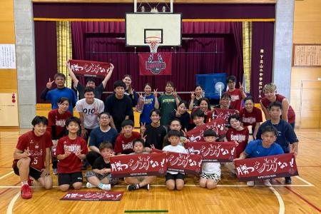 【バンビシャス奈良】下北山村主催のバスケットボール