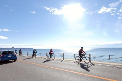 かながわの魅力をE-BIKEで巡る「滞在型サイクリング体