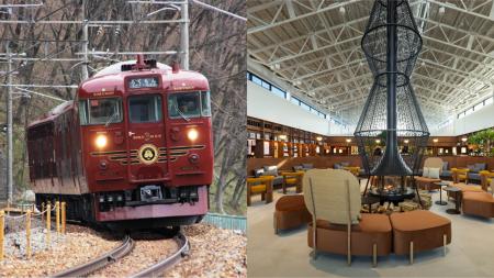 しなの鉄道観光列車「ろくもん」と「SHARE LOUNGE 軽 しなの鉄道観光列車「ろくもん」と「SHARE LOUNGE 軽
