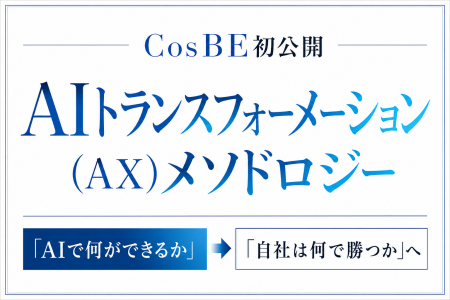 AXは、AI導入ではなく経営変革である―― CosBE、中小企
