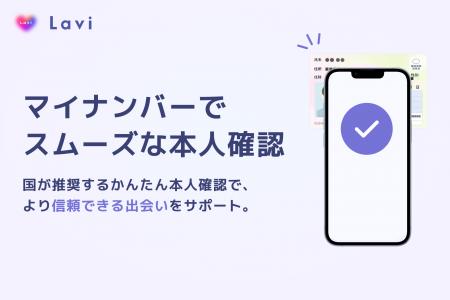 AI伴走型マッチングアプリ「Lavi(ラヴィ)」、マイナ AI伴走型マッチングアプリ「Lavi(ラヴィ)」、マイナ