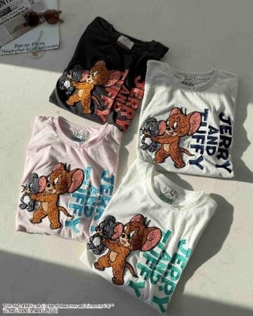 AS KNOW AS plusから『トムとジェリー』のTシャツが登