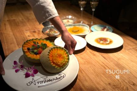 西麻布の隠れ家レストラン「鶫（Tsugumi）」、特等席