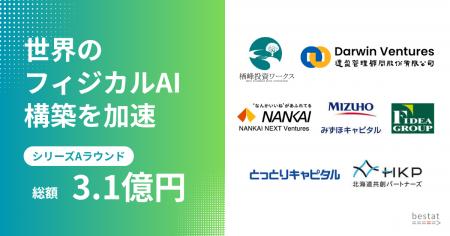 産業用3Dデータ特化のbestat、シリーズAラウンドを総
