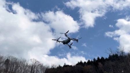 国内初、圏外エリアでの衛星直接通信ドローン飛行実証