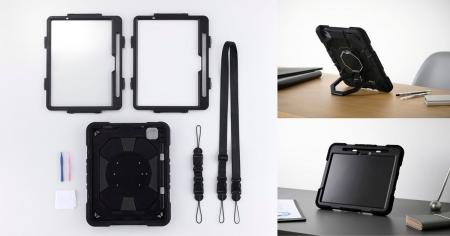 超衝撃吸収でiPadをしっかり保護！持ち運び・視聴に便