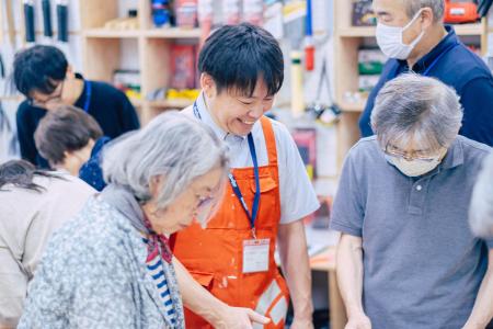 「福岡100プラザ城南・早良」の館内装飾・DIYスペース