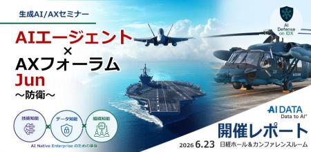 AI参謀が変える次世代防衛オペレーション！　AIデータ