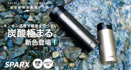 ワンプッシュ減圧で炭酸飲料を安心して持ち運べる『SP