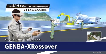 BIM/CIMバーチャル体感システム「GENBA-XRossover」を