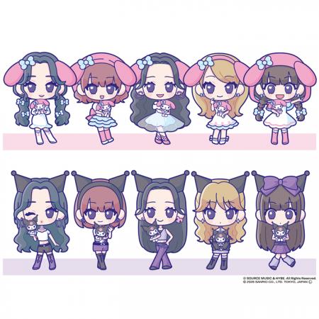 LE SSERAFIMとマイメロディ＆クロミがコラボレーショ