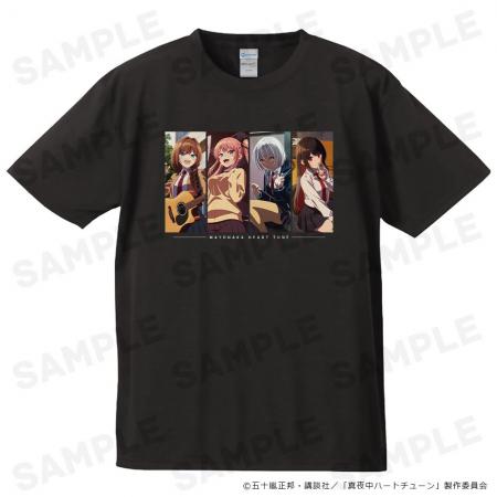 TVアニメ『真夜中ハートチューン』Tシャツ、キャラク