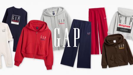 Gap、90年代のアーカイブロゴから着想を得たスウェッ