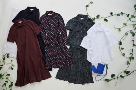 真夏の装いは、色柄とシルエットが主役に。【ブルック