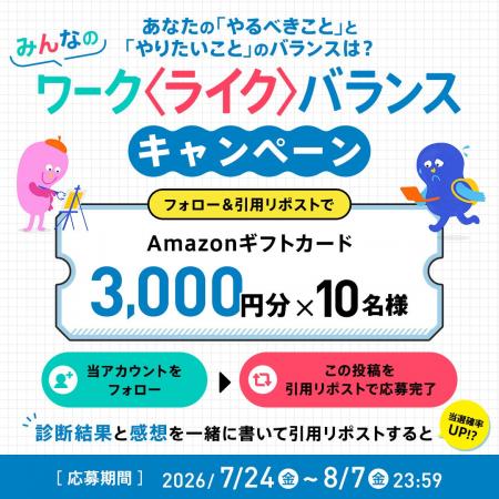 転職サービス「doda」、「ワーク〈ライク〉バランス診