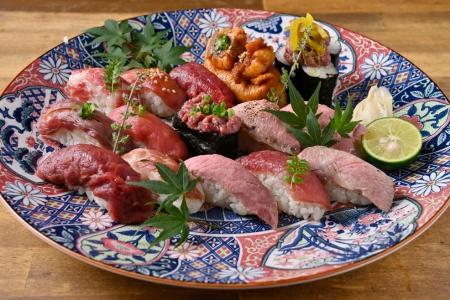 肉屋の、鮨。『炙りと握り 肉寿司本家 武蔵小杉店』7