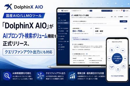 国産AIO/LLMOツール「DolphinX AIO」がAIプロンプト検