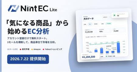 「気になる商品」から始めるEC分析サービス「Nint EC 