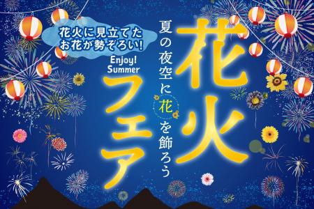 夏の風物詩・花火に見立てたお花が勢ぞろい！『花火フ