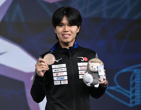 フェンシング　世界選手権大会で飯村一輝選手が銅メダ