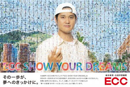 「夢を語る動画」が大谷翔平選手のアートに！ECC×大谷