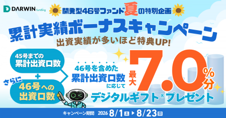 不動産投資型クラファン【DARWIN funding】開発型46号