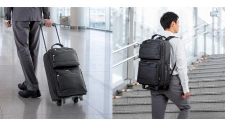 背負えて転がせる！30L大容量キャリーリュック発売