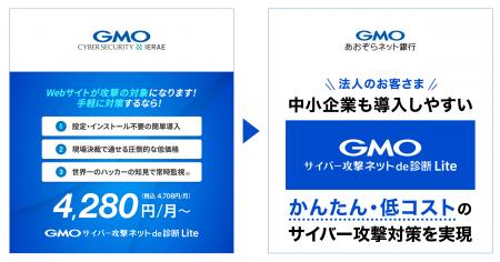GMOあおぞらネット銀行、法人のお客さま向けにサイバ
