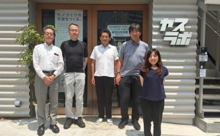 安久工機プロデュースのモノづくり拠点「ヤスラボ」入 安久工機プロデュースのモノづくり拠点「ヤスラボ」入