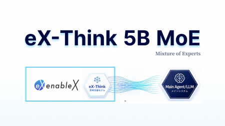 enableX、企業主権下で動く独自SLM「eX-Think 5B MoE enableX、企業主権下で動く独自SLM「eX-Think 5B MoE