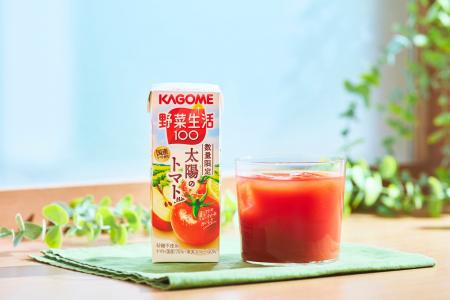 『野菜生活100』ブランドより、国産トマトを使用した