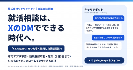 就活相談はXのDMでできる時代へ！大学DXのキャリアボ
