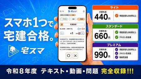 【宅建2026】問題5,000問以上収録! テキスト・動画も 【宅建2026】問題5,000問以上収録! テキスト・動画も